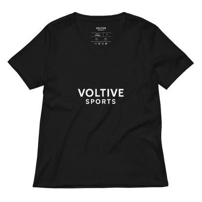 Women's Relaxed V-Neck T-Shirt – Voltive Sports Edition
