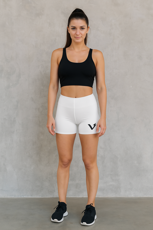 Voltive Women's Performance Shorts - White
