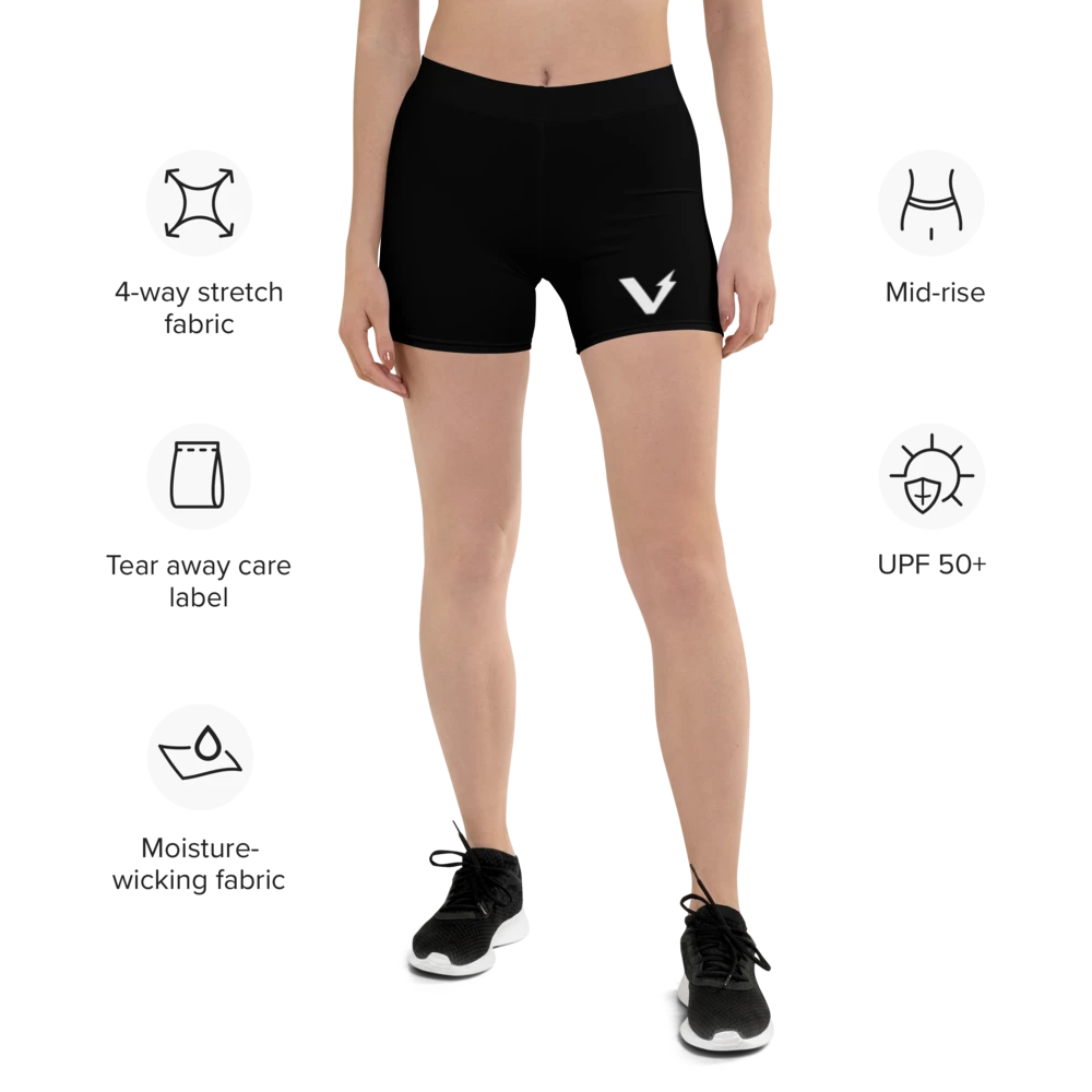 Voltive Women's Performance Shorts - Black