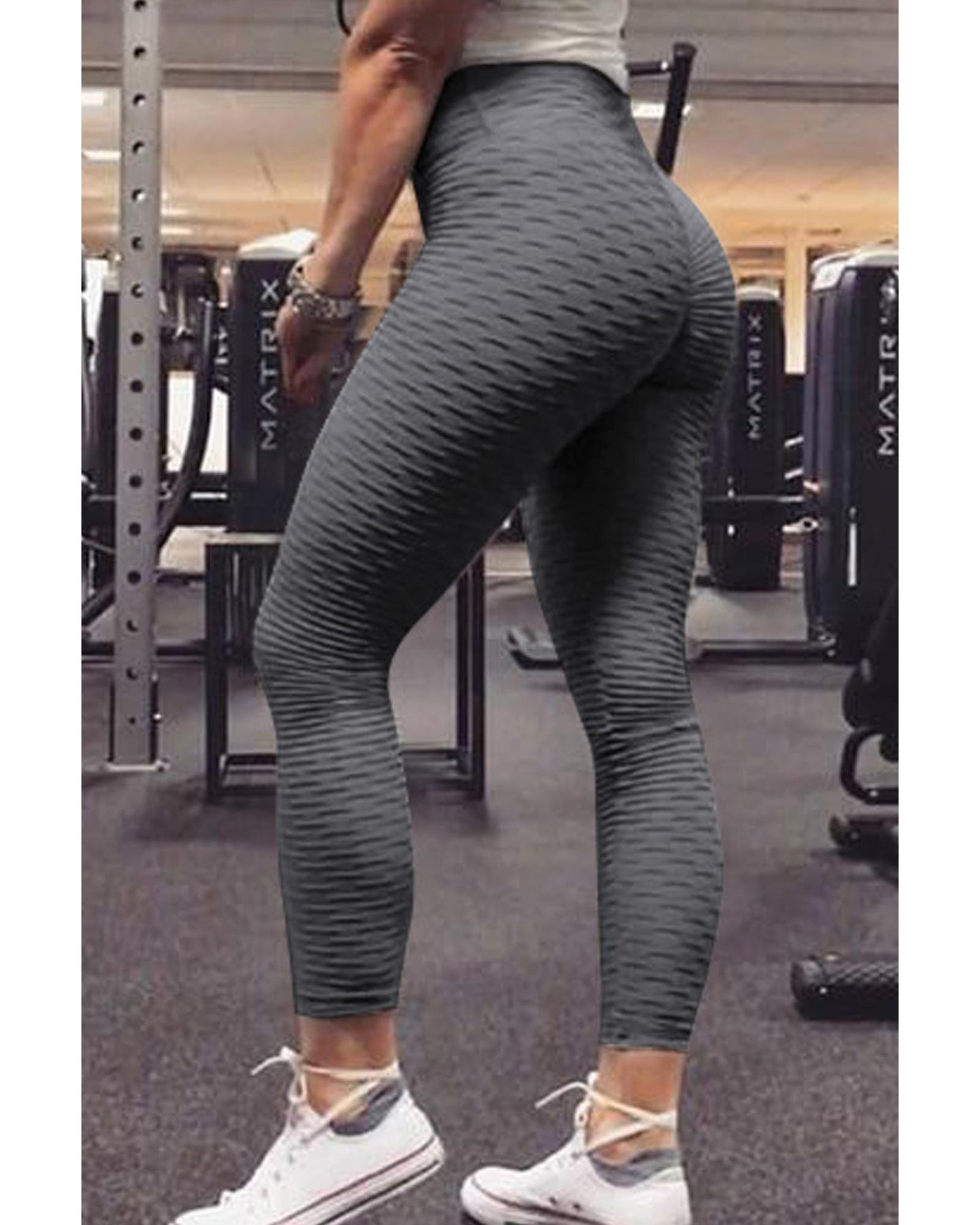 Gray Perfect Shape Leggings - L