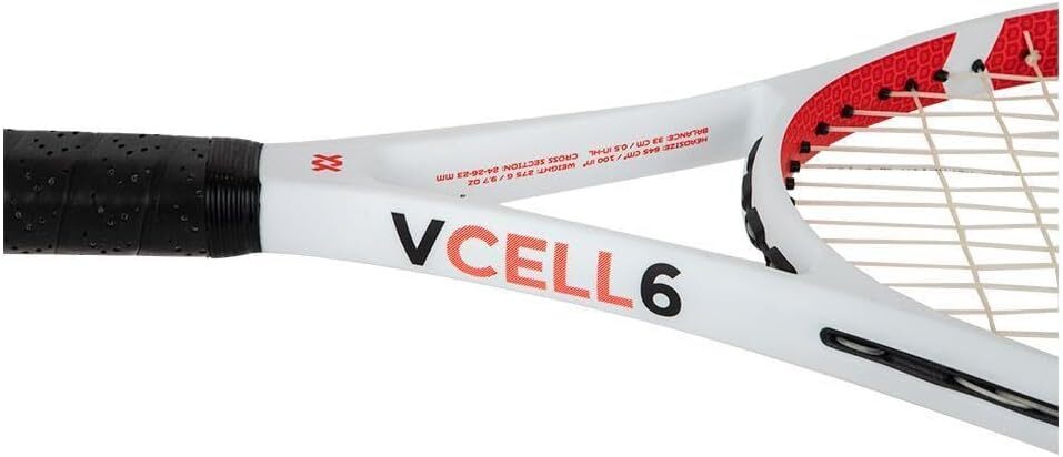 Volkl V-Cell 6 Tennis Racquet - Fully Strung Racket & Free Dampener - 4 1/4