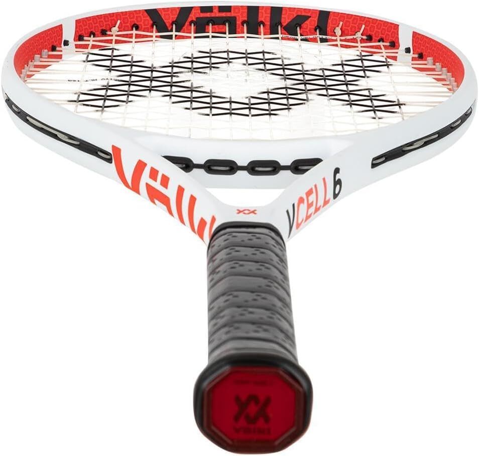 Volkl V-Cell 6 Tennis Racquet - Fully Strung Racket & Free Dampener - 4 3/8