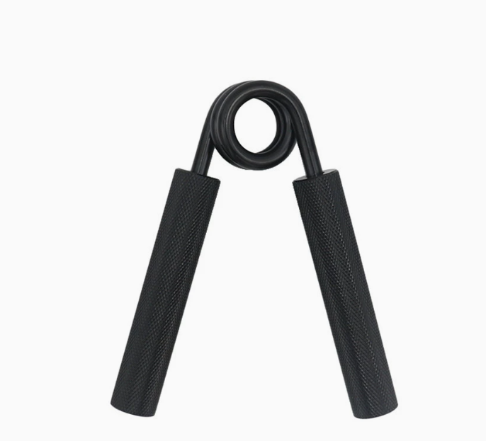 2 pcs Black Heavy Duty Metal Hand Grip Strengthener - Hand Training Equipment for Rehabilitation & Fitness with Adjustable Resistance 100LB