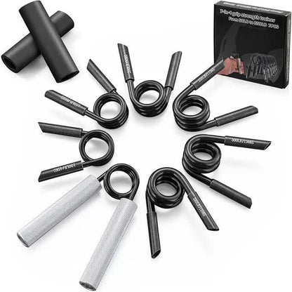 4-in-1 Aluminum Metal Grip Strength Trainer Set with Adjustable Resistance - Wrist, Finger, and Arm Exercise （50LB-200LB）