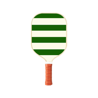 Style 2 White And Green T700 Carbon Fiber & Fiberglass Pickleball Paddle - Lightweight 220g with Anti-Slip TPU Grip for Training & Competition