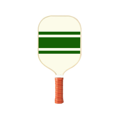 Style 3 White And Green T700 Carbon Fiber & Fiberglass Pickleball Paddle - Lightweight 220g with Anti-Slip TPU Grip for Training & Competition