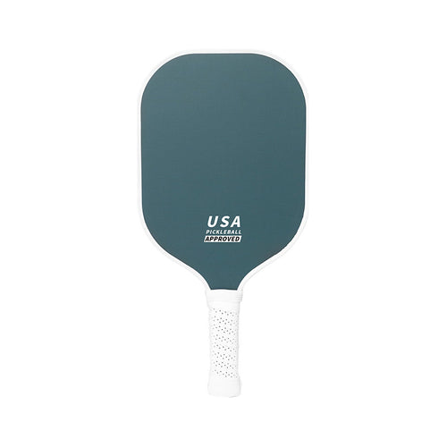 Green Fiberglass Pickleball Paddle - Lightweight 215g with Anti-Slip TPU Grip for Outdoor Sports