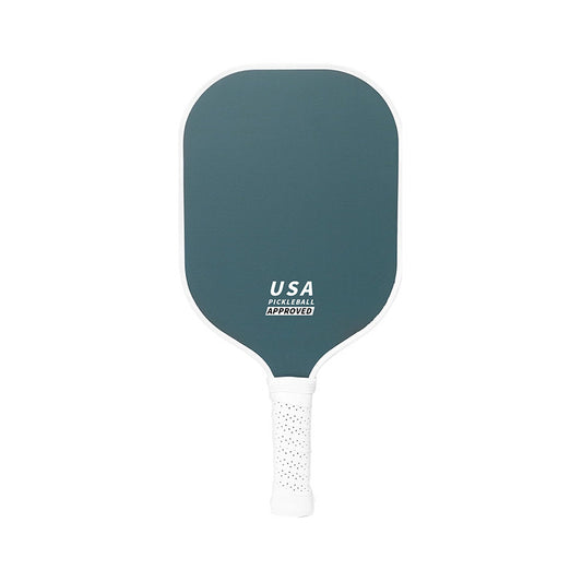 Green Fiberglass Pickleball Paddle - Lightweight 215g with Anti-Slip TPU Grip for Outdoor Sports