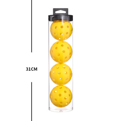 2 Tubes Red Outdoor Pickleball Balls 4-Pack - Durable 40-Hole Design with Carry Tube(8 balls in total)