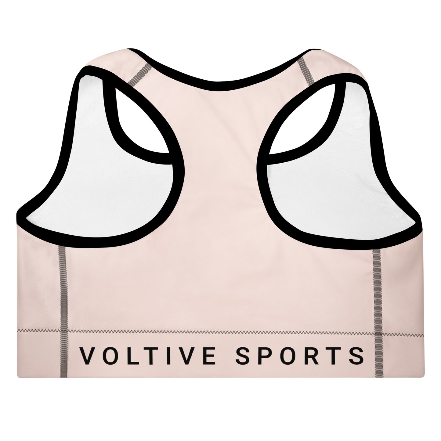 Voltive Sports Padded Performance Bra - Wisp Pink