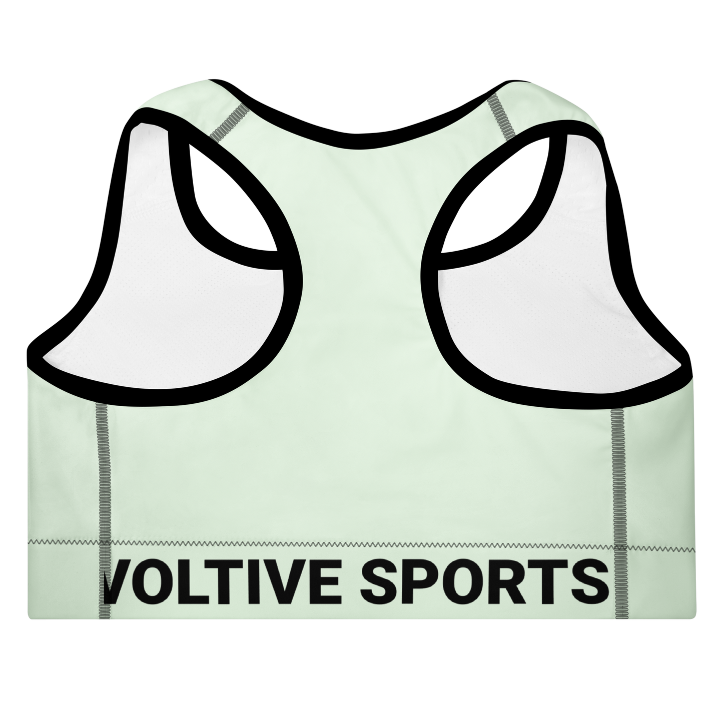 Voltive Sports Padded Performance Bra - Honeydew