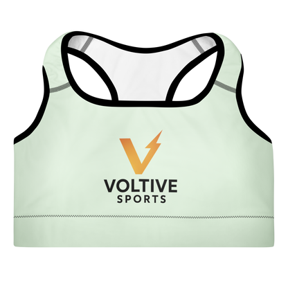 Voltive Sports Padded Performance Bra - Honeydew