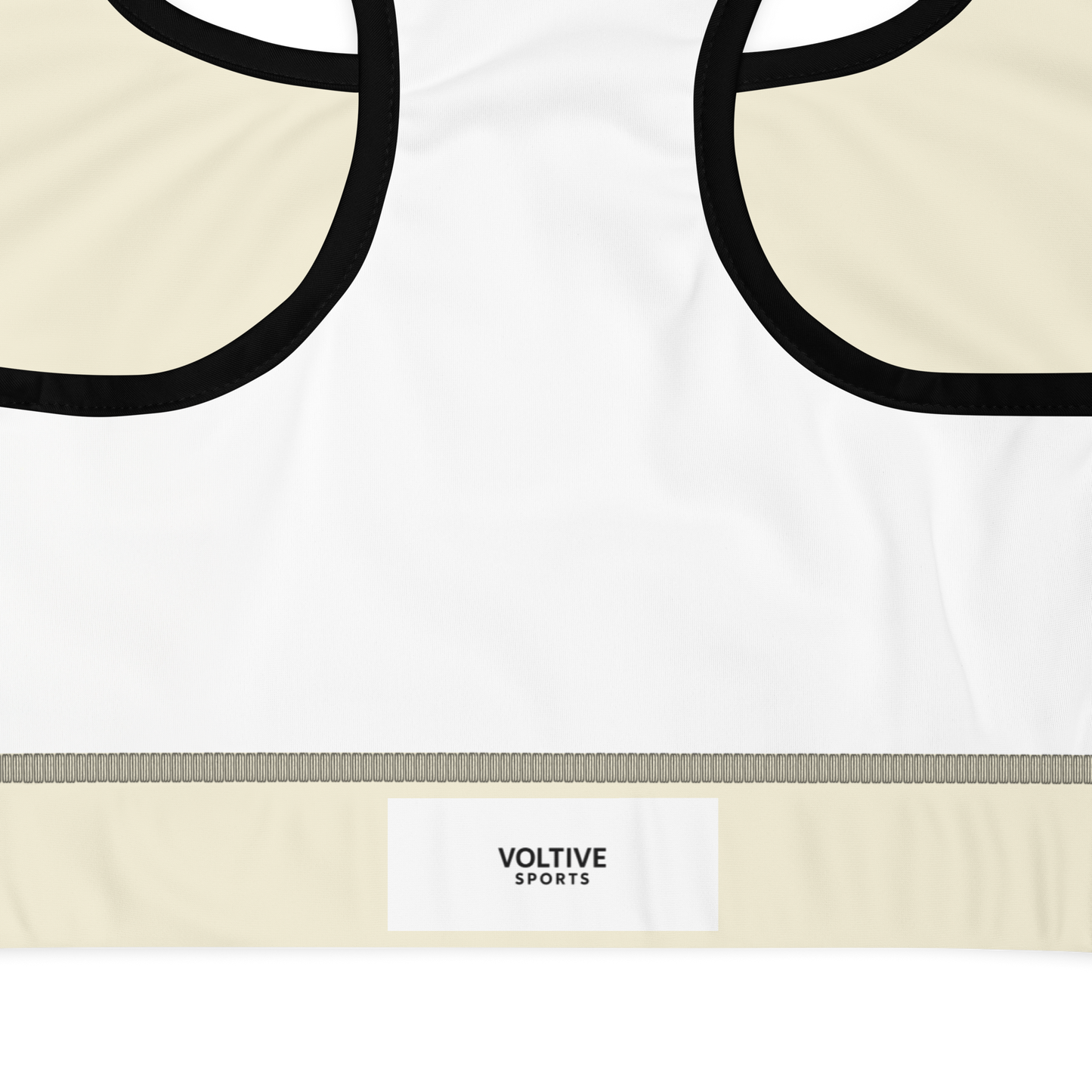 Voltive Sports Padded Performance Bra - Apricot White