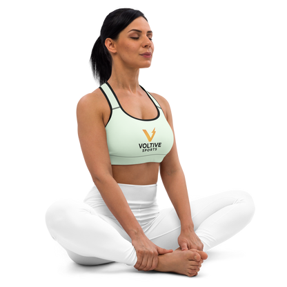 Voltive Sports Padded Performance Bra - Honeydew