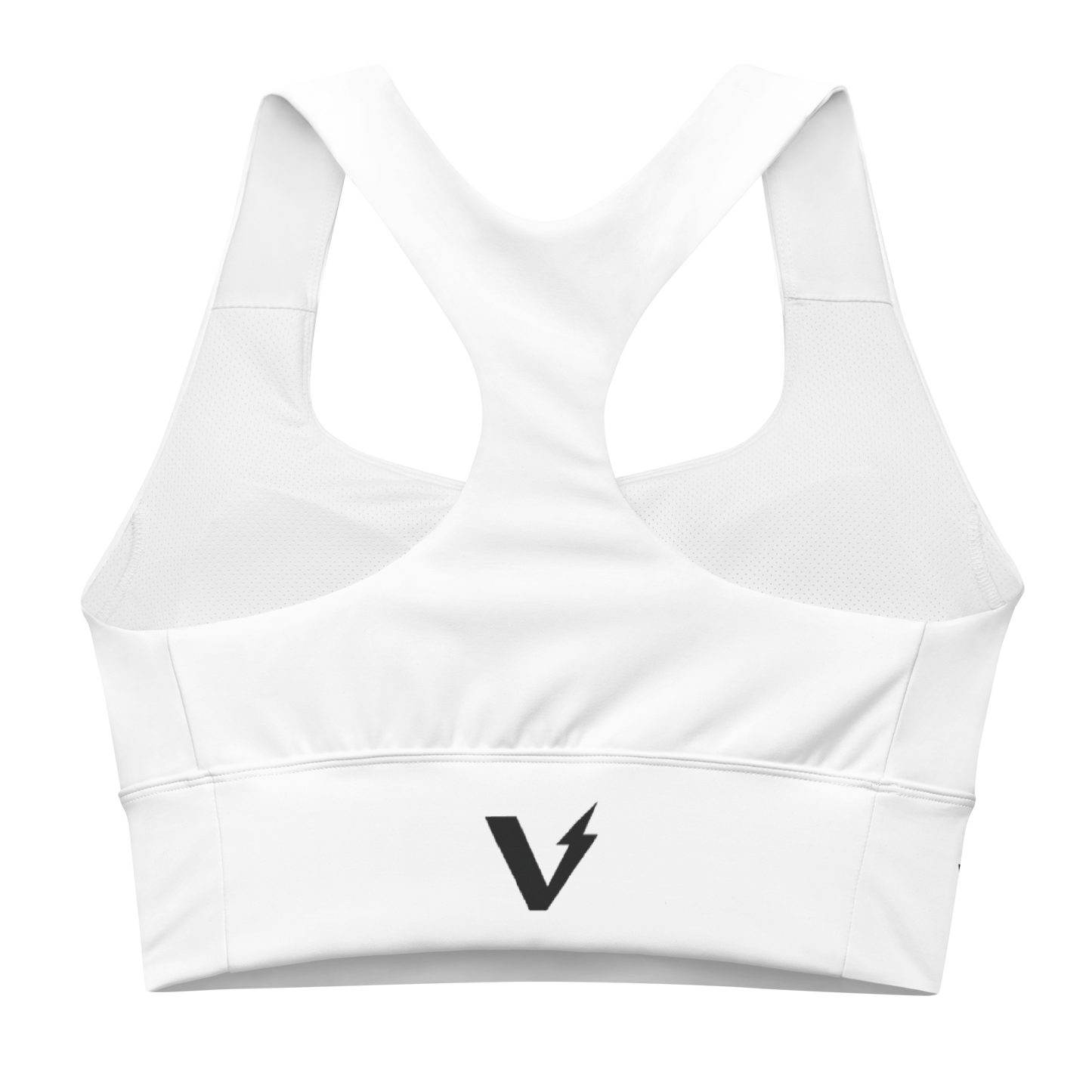 Voltive Recycled Longline Sports Bra - White