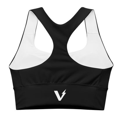 Voltive Recycled Longline Sports Bra - Black