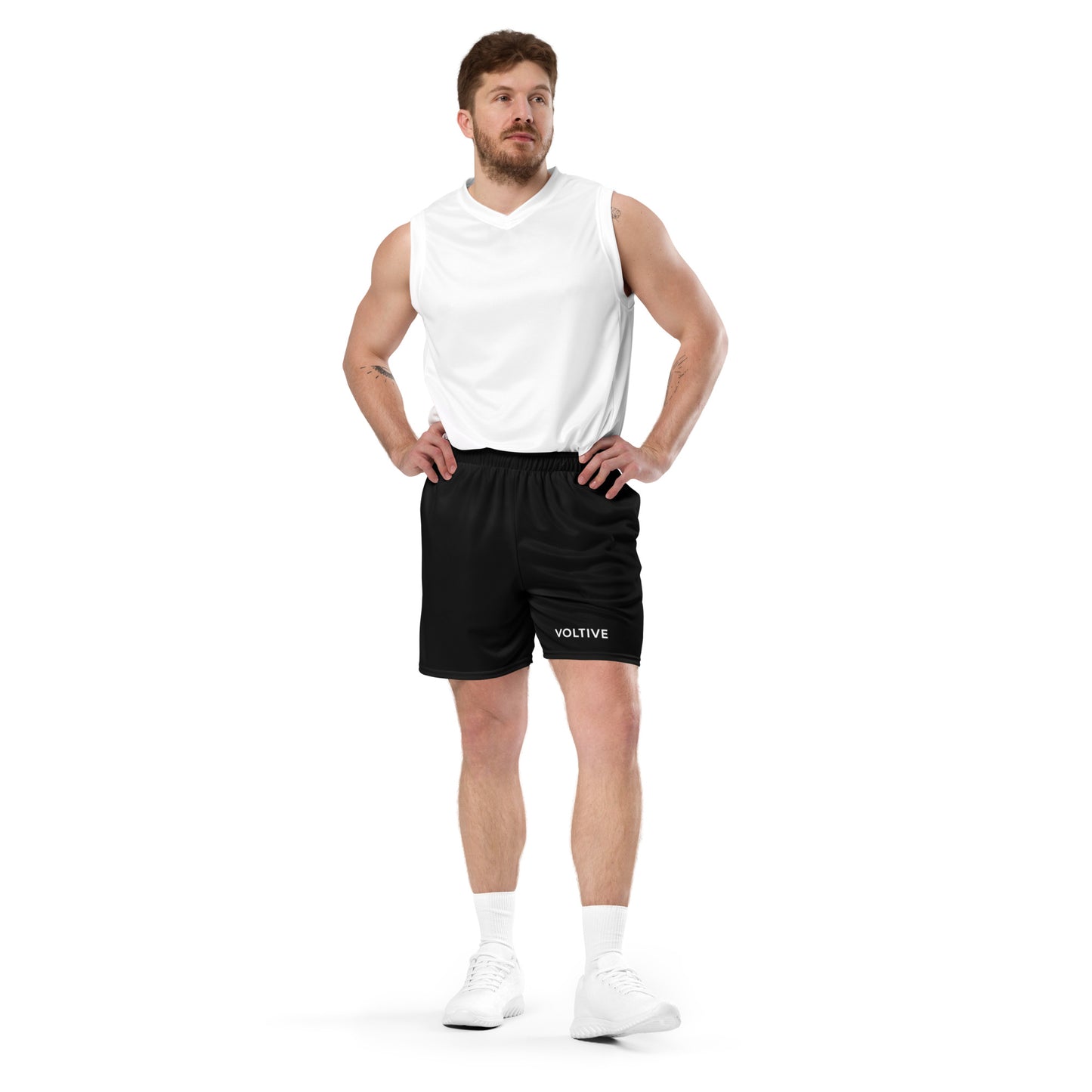 Voltive Unisex mesh shorts