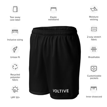 Voltive Unisex mesh shorts