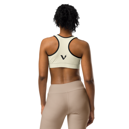 Voltive Sports Bra - Apricot White