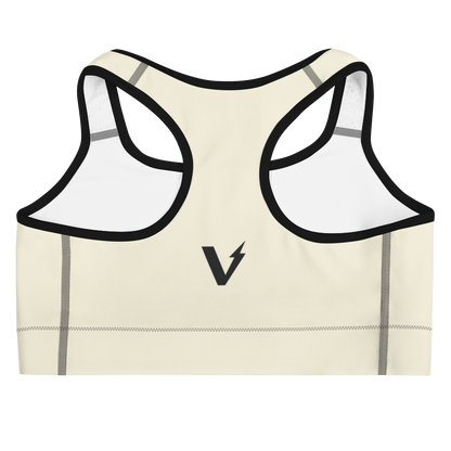 Voltive Sports Bra - Apricot White