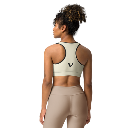 Voltive Sports Bra - Apricot White