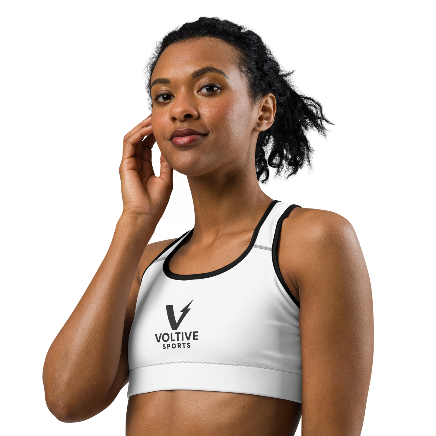 Voltive Sports Bra - White