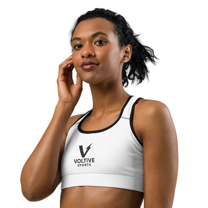 Voltive Sports Bra - White