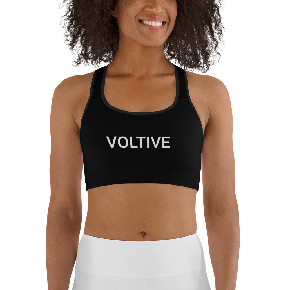 Voltive Sports Bra - Black