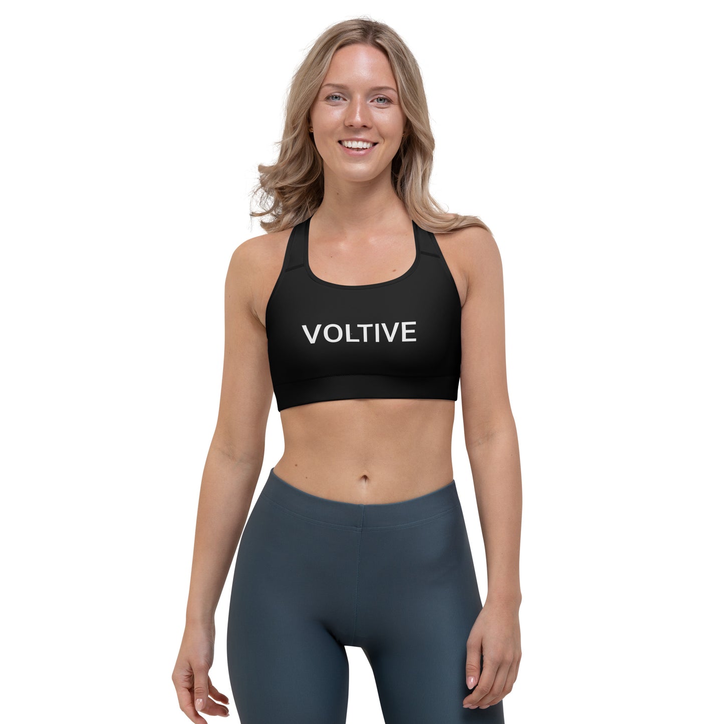 Voltive Sports Bra - Black