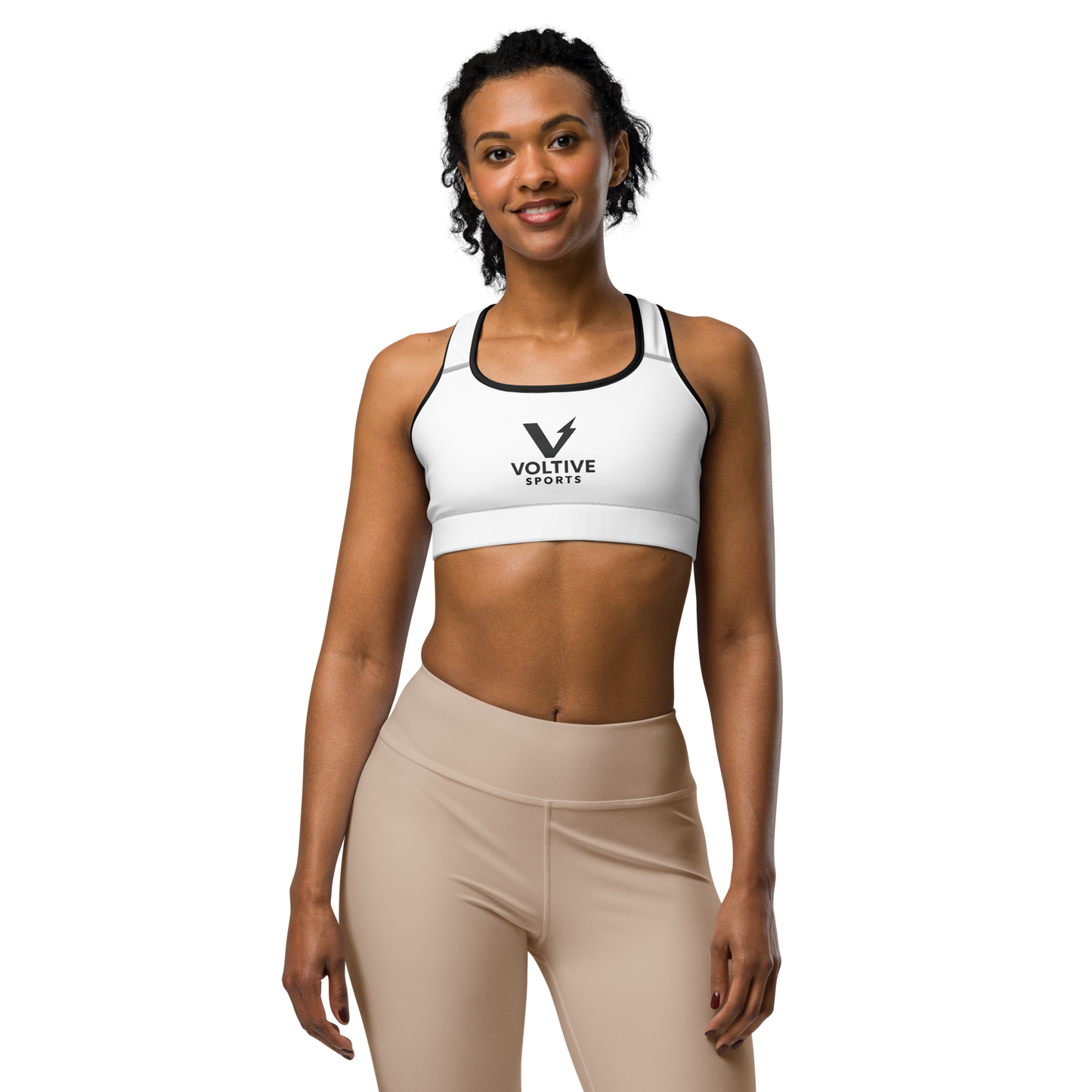 Voltive Sports Bra - White