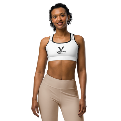 Voltive Sports Bra - White