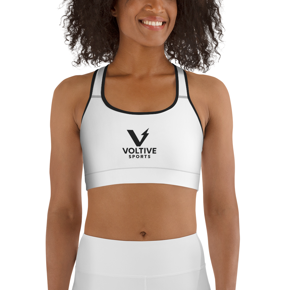 Voltive Sports Bra - White