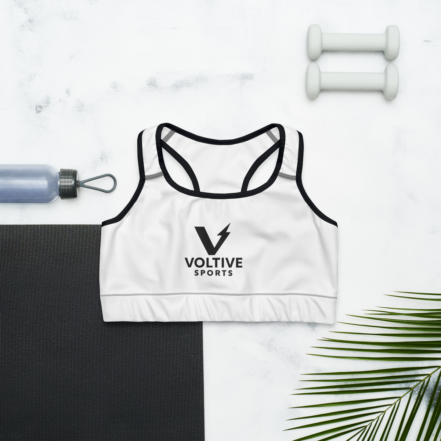 Voltive Sports Bra - White