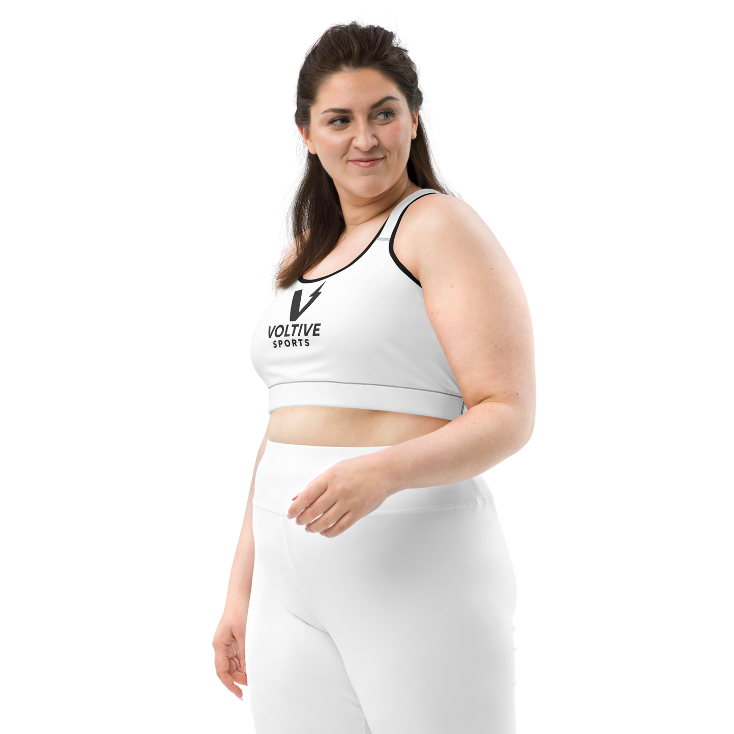 Voltive Sports Bra - White