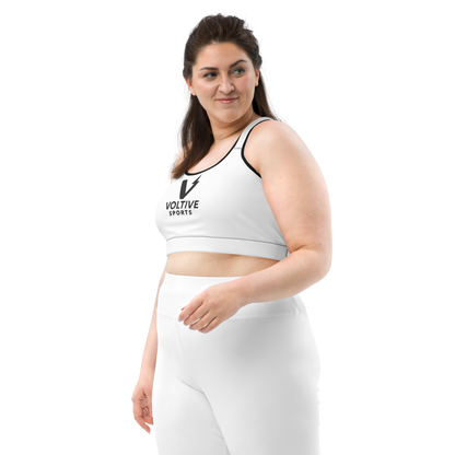 Voltive Sports Bra - White
