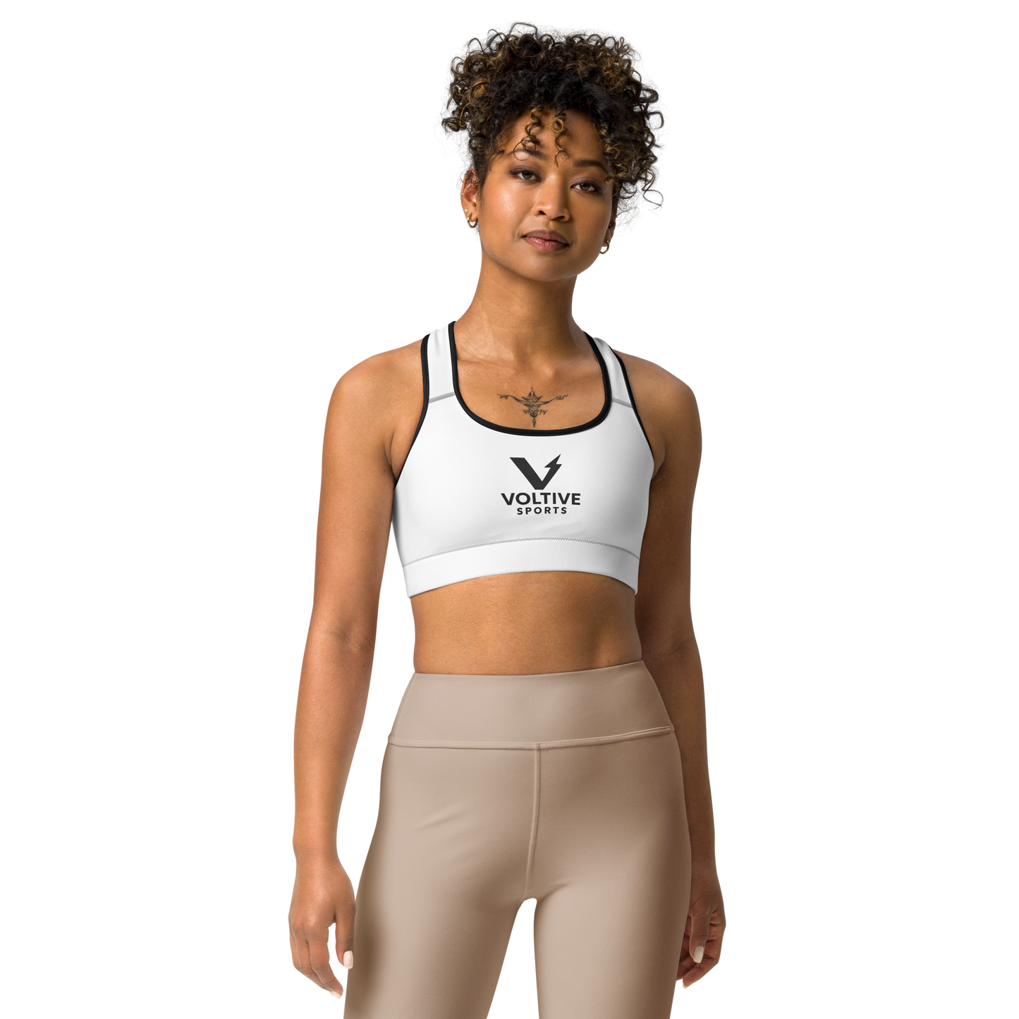 Voltive Sports Bra - White