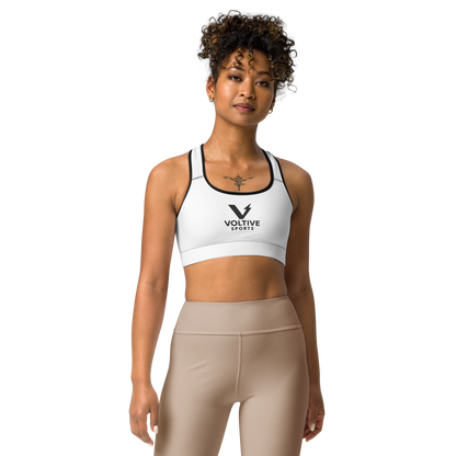 Voltive Sports Bra - White