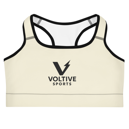 Voltive Sports Bra - Apricot White