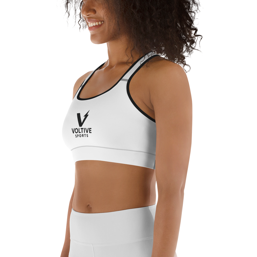 Voltive Sports Bra - White