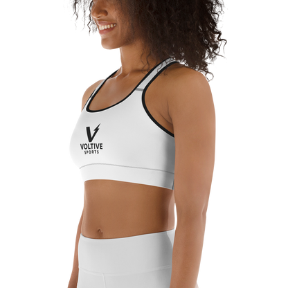Voltive Sports Bra - White