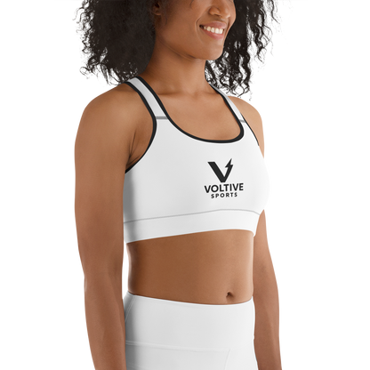 Voltive Sports Bra - White