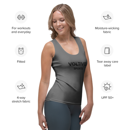 Voltive Women's Performance Tank Top - Grey
