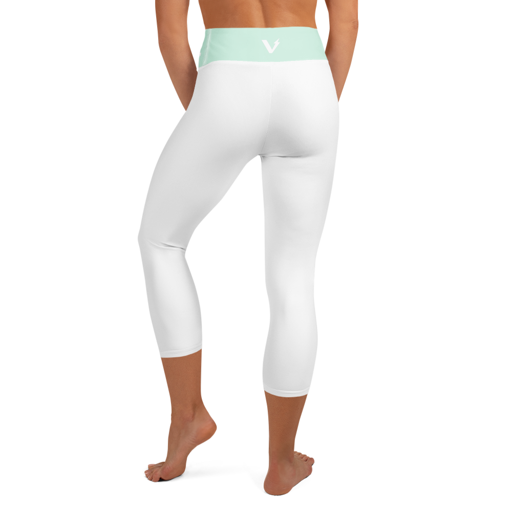 Voltive FlexFit Performance Leggings - White/Humming Bird