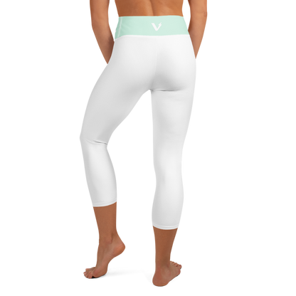 Voltive FlexFit Performance Leggings - White/Humming Bird
