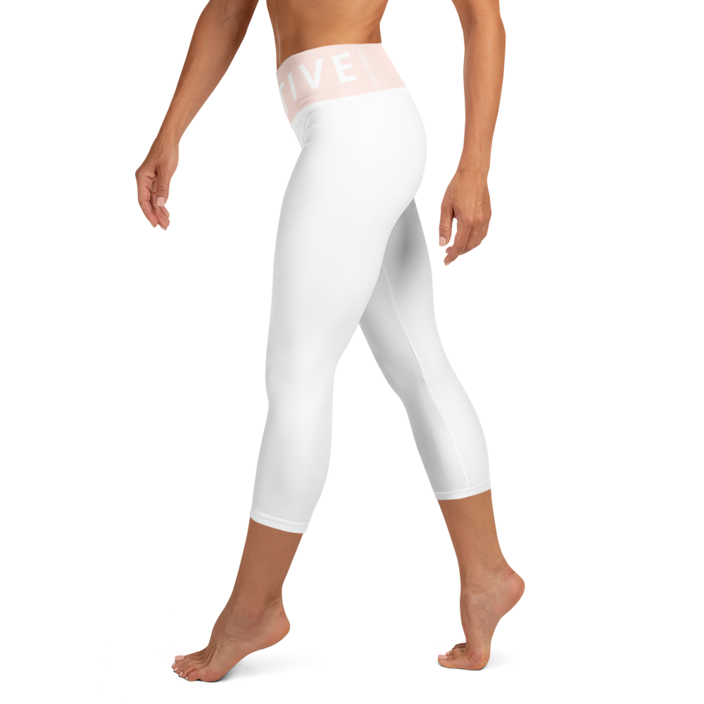 Voltive FlexFit Performance Leggings - White/Wisp Pink