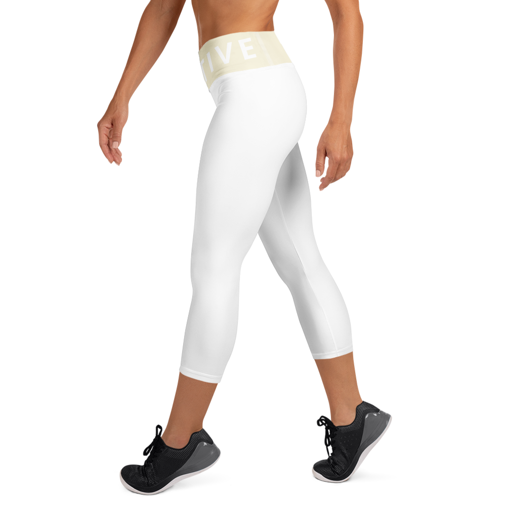 Voltive FlexFit Performance Leggings - White/Apricot White