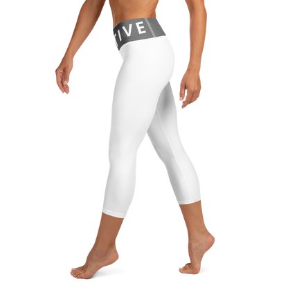 Voltive FlexFit Performance Leggings - White/Grey