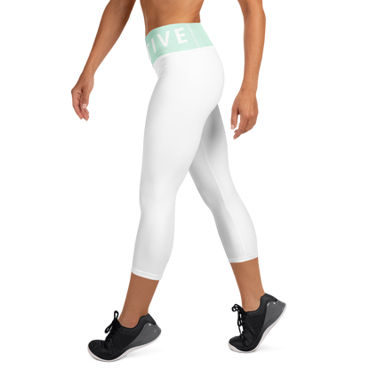 Voltive FlexFit Performance Leggings - White/Humming Bird