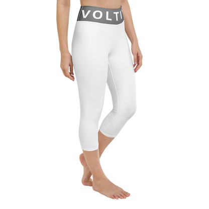 Voltive FlexFit Performance Leggings - White/Grey