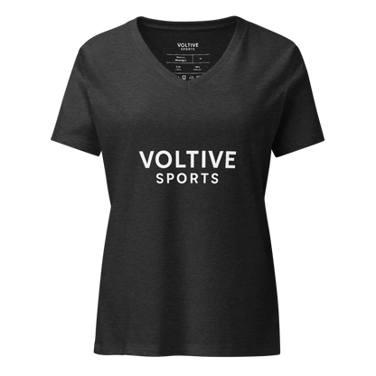 Women's Relaxed V-Neck T-Shirt – Voltive Sports Edition